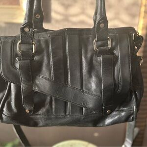 Black Leather Handbag